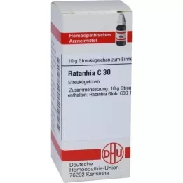 RATANHIA C 30 rutuliukų, 10 g