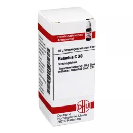 RATANHIA C 30 rutuliukų, 10 g