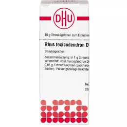 RHUS TOXICODENDRON D 1000 rutuliukų, 10 g