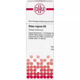 RIBES NIGRUM D 3 skiedinys, 20 ml