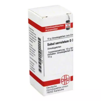 SABAL SERRULATUM D 30 rutuliukų, 10 g