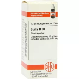 SCILLA D 30 rutuliukų, 10 g