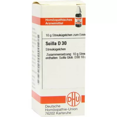 SCILLA D 30 rutuliukų, 10 g
