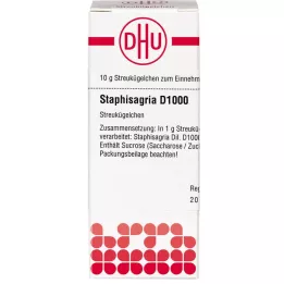 STAPHISAGRIA D 1000 rutuliukų, 10 g