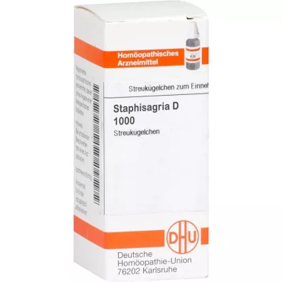 STAPHISAGRIA D 1000 rutuliukų, 10 g
