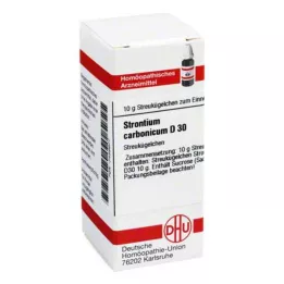STRONTIUM CARBONICUM D 30 rutuliukų, 10 g