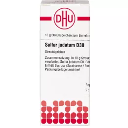 SULFUR JODATUM D 30 rutuliukų, 10 g