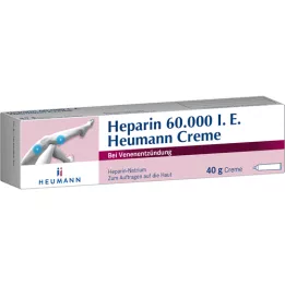 HEPARIN 60 000 Heumann kremas, 40 g