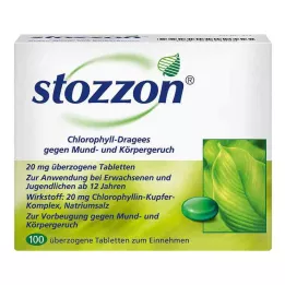 Stozzon chlorofilu dengtos tabletės, 100 vnt