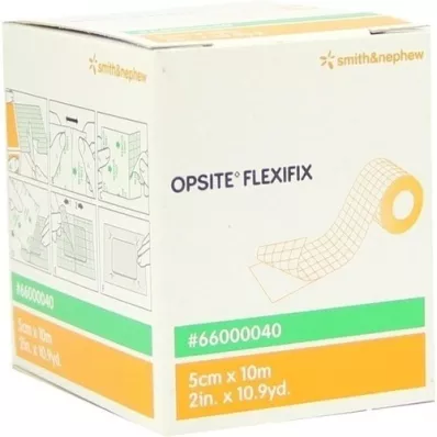 OPSITE Flexifix PU-Folija 5 cmx10 m nesterili, 1 vnt