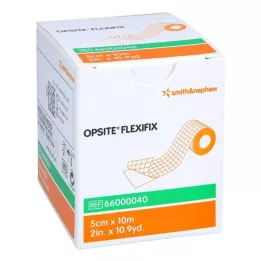 OPSITE Flexifix PU-Folija 5 cmx10 m nesterili, 1 vnt