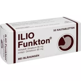 ILIO FUNKTON Kramtomosios tabletės, 50 vnt
