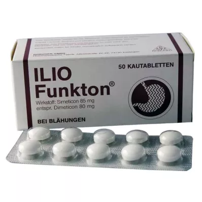ILIO FUNKTON Kramtomosios tabletės, 50 vnt ILIO FUNKTON Kramtomosios tabletės, 50 vnt