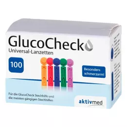 GLUCOCHECK Lancetai universalūs, 100 vnt