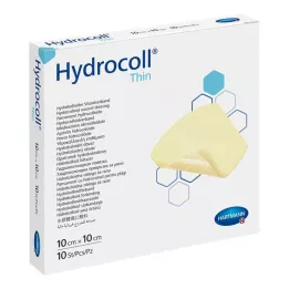 HYDROCOLL plonas žaizdų tvarstis 10x10 cm, 10 vnt