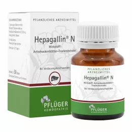 HEPAGALLIN N Dengtos tabletės, 50 vnt