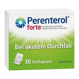 PERENTEROL forte 250 mg kapsulių lizdinė plokštelė, 30 vnt