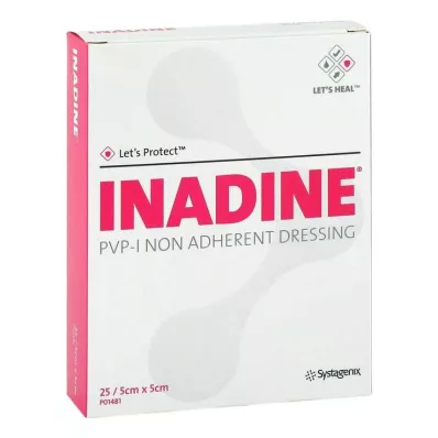 Inadine tepalo marlė su Pvp Io, 25 vnt Inadine tepalo marlė su Pvp Io, 25 vnt