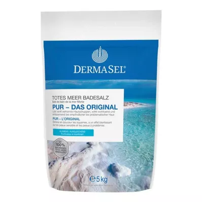 DERMASEL Grynos Negyvosios jūros vonios druskos, 5 kg