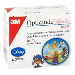 OPTICLUDE 3M Disney girls midi 2538MDPG-100, 100 vnt
