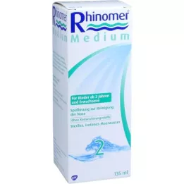 RHINOMER 2 terpės tirpalas, 135 ml