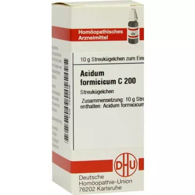 ACIDUM FORMICICUM C 200 rutuliukų, 10 g
