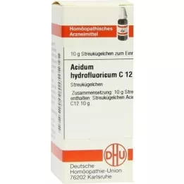 ACIDUM HYDROFLUORICUM C 12 rutuliukų, 10 g