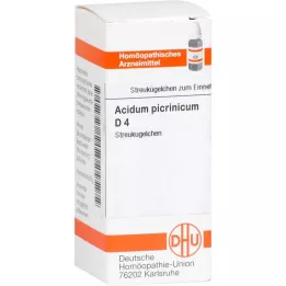 ACIDUM PICRINICUM D 4 rutuliukai, 10 g