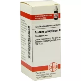 ACIDUM SALICYLICUM D 30 rutuliukų, 10 g