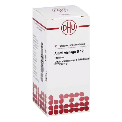 Ammi Visnaga D12 tabletės (80 vnt.)