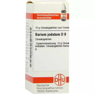 BARIUM JODATUM D 8 rutuliukai, 10 g BARIUM JODATUM D 8 rutuliukai, 10 g