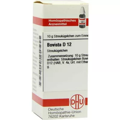 BOVISTA D 12 rutuliukų, 10 g