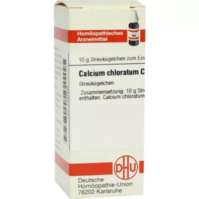 CALCIUM CHLORATUM C 200 rutuliukų, 10 g