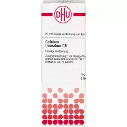 CALCIUM FLUORATUM C 6 skiedinys, 20 ml