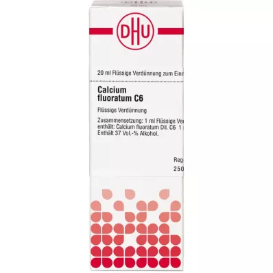 CALCIUM FLUORATUM C 6 skiedinys, 20 ml