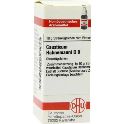 DHU causticum Hahnemanni D 8 rutuliukai, 10 g