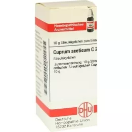 CUPRUM ACETICUM C 200 rutuliukų, 10 g