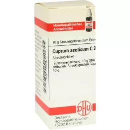 CUPRUM ACETICUM C 200 rutuliukų, 10 g