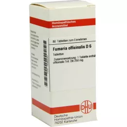 FUMARIA OFFICINALIS D 6 tabletės, 80 kapsulių