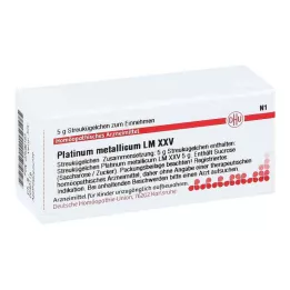 PLATINUM METALLICUM LM XXV Rutuliukai, 5 g