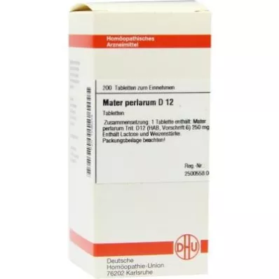 Mater Perlarum D12 tabletės (200 vnt.)