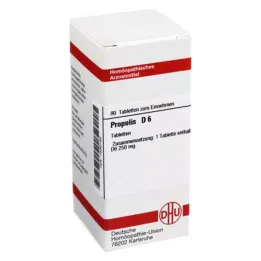 PROPOLIS D 6 tabletės, 80 kapsulių