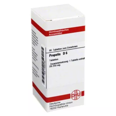 PROPOLIS D 6 tabletės, 80 kapsulių
