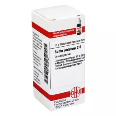 SULFUR JODATUM C 6 rutuliukai, 10 g