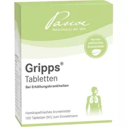 GRIPPS Tabletės, 100 vnt