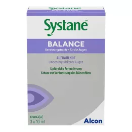 SYSTANE BALANCE Drėkinamieji lašai akims, 3X10 ml