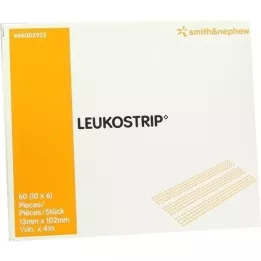 LEUKOSTRIP Žaizdų siuvimo juostelės 13x102 mm, 10X6 vnt