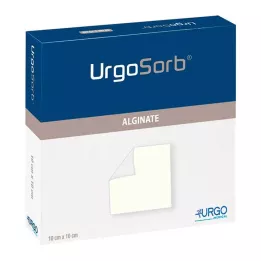 URGOSORB 10x10 cm kompresai, 10 vnt