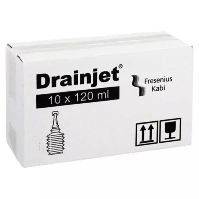 Freka Drainjet druskos tirpalas 0,9% Iso, 10X120 ml