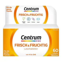 CENTRUM šviežios &amp; vaisinės pastilės, 60 vnt
